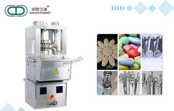 Máquina automática da imprensa da tabuleta da cor dobro no produto químico de alimento farmacêutico eletrônico
