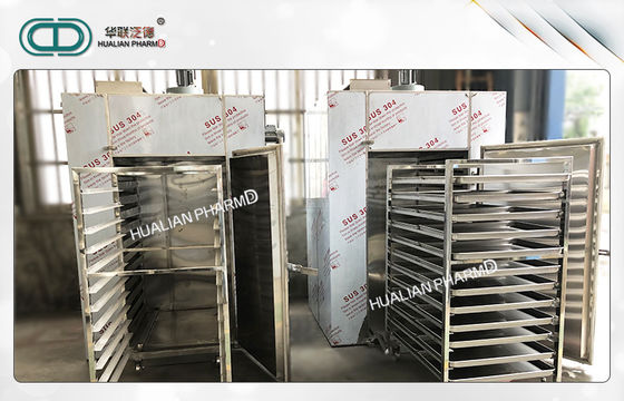 Equipamentos farmacêuticos de uma granulação de 1800 quilogramas/forno de secagem de circulação ar quente